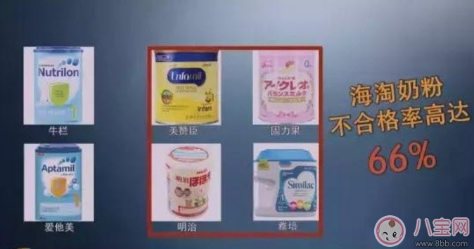 瘋搶的洋奶粉可能不合標準 哪些外國奶粉不合格品牌是什么
