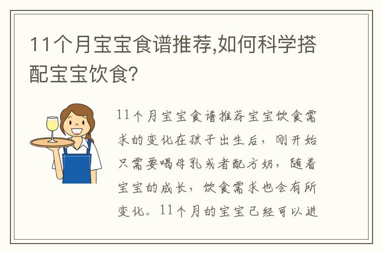 11個月寶寶食譜推薦,如何科學搭配寶寶飲食？