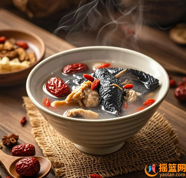 枸杞紅棗烏雞湯的做法