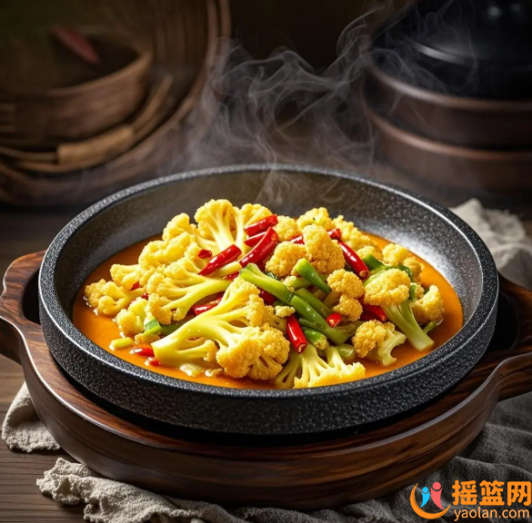 干鍋花菜的做法家常