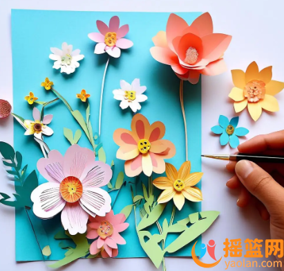 【DIY手工】立體花朵賀卡制作全步驟詳解！
