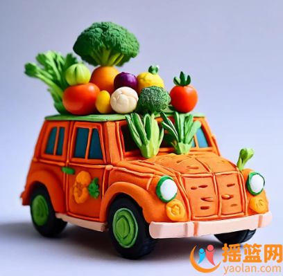 【簡單DIY】手把手教你制作粘土蔬菜汽車